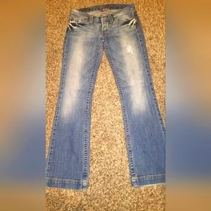 Rare LUCKY brand Jeans. Slightly distressed. Amazing shape.